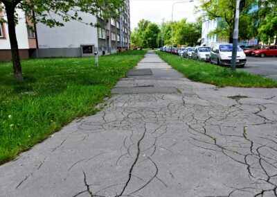 Rekonstrukce chodníků ul. Arbesova, Zákrejsova, Šafaříkova